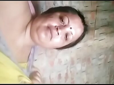 Indian horny aunty blowing boobs