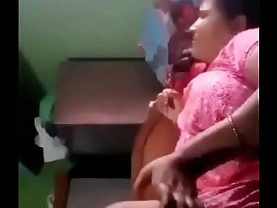 Indian housewife fucked by holder while husband went out