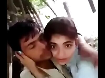 Desi Hindi speaking Indian duo kissing