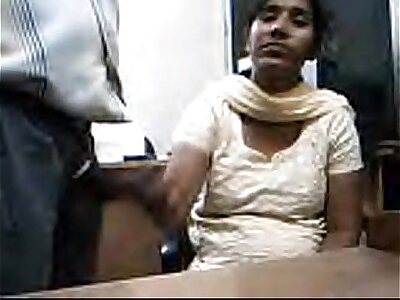 indian wife doing a webcam show exposing her bigtits with husband
